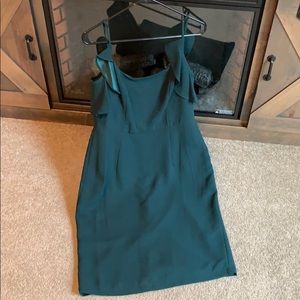 Size 8 forest green spaghetti strap dress